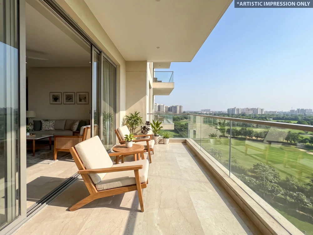 balcony — Godrej Global Business City